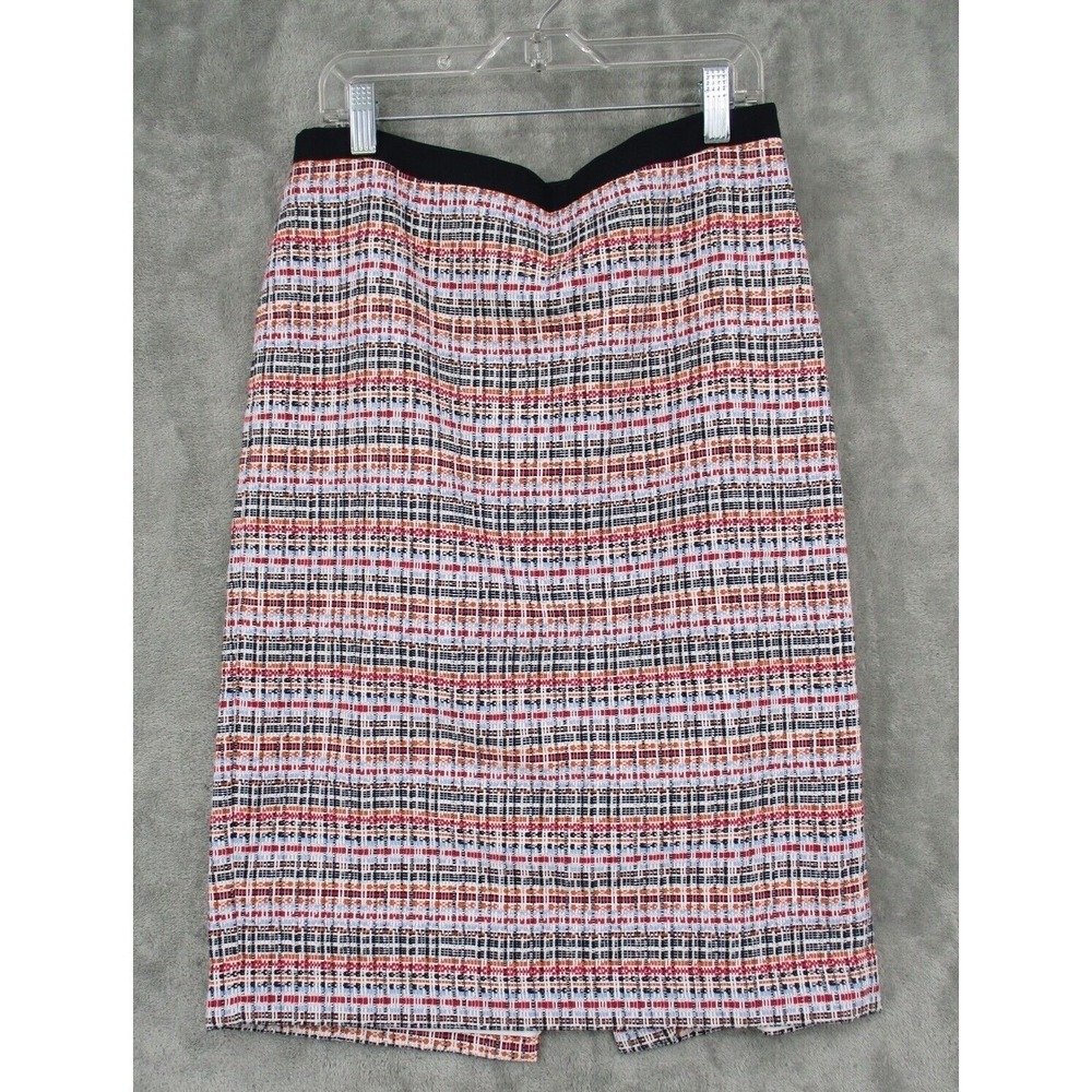 Talbots Skirt 2 Straight Pencil Plaid Career Classic Lined Tweed Academia Office